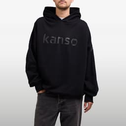 Kanso Unisex Hoodie Oversized – Organic H1 - Black