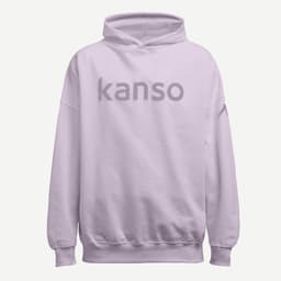 Kanso Unisex Hoodie Oversized – Organic H1 - Dusty Purple