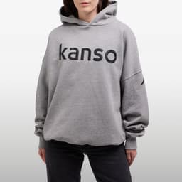 Kanso Unisex Hoodie Oversized – Organic H1 - Grey