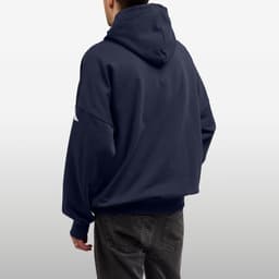 Kanso Unisex Hoodie Oversized – Organic H1 - Navy — фото 2