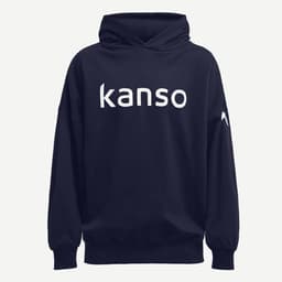 Kanso Unisex Hoodie Oversized – Organic H1 - Navy