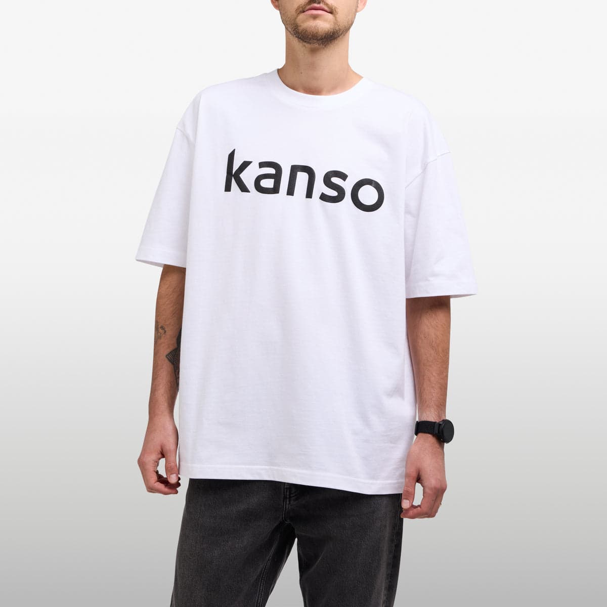 Kanso Unisex Tee Oversized – Organic T1 - White